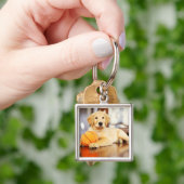 Golden Retriever met Basketball Speelgoed Sleutelhanger (Hand)