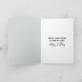 Golden Retriever met Birthday Money Kaart (Binnen)