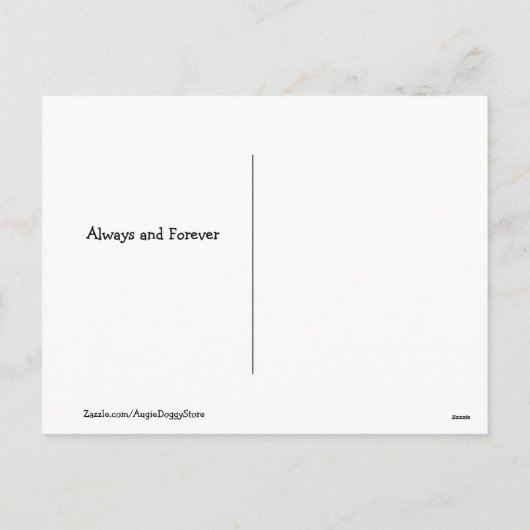 Golden Retriever met bloeiende Valentijnsdag Feestdagenkaart (Achterkant)