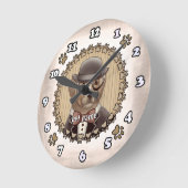 Golden Retriever met bril Klok (Hoek)