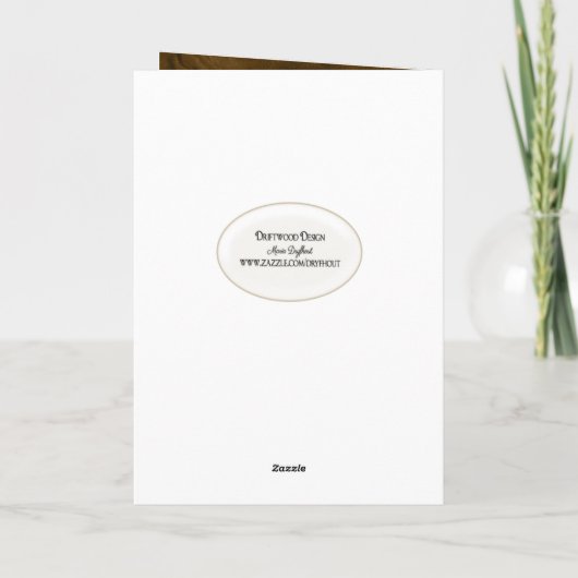 Golden Retriever met een grappig masker op leer Kaart (Achterkant)