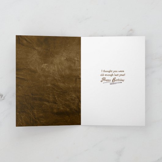 Golden Retriever met een grappig masker op leer Kaart (Binnen)