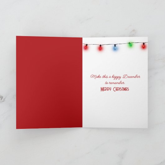 Golden Retriever met een kerstkous Feestdagen Kaart (Binnen)