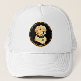 Golden Retriever met elegante halsband Trucker Pet