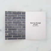 Golden Retriever met Funny Mask Verjaardags Kaart (Binnen)