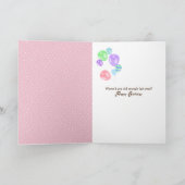 Golden Retriever met glazen verjaardag Kaart (Binnen)