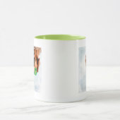 Golden Retriever met groene zonnebril Mok (Midden)