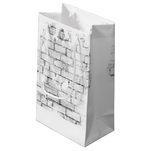 Golden Retriever met honkbal en handschoen Klein Cadeauzakje (Achterkant Gekanteld)