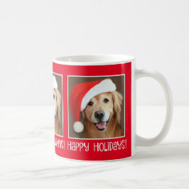 Golden Retriever met kerstfeestdag Koffiemok