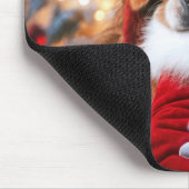 Golden Retriever met kerstkous Muismat (Hoek)