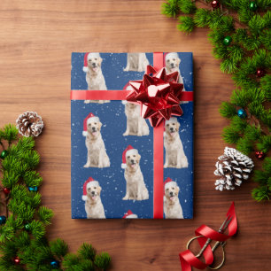 Golden Retriever met kerstPet Cadeaupapier