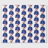 Golden Retriever met lomp-papier Cadeaupapier (Vlak)