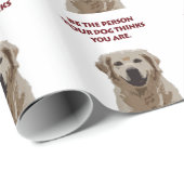 Golden Retriever met mooi citaat Cadeaupapier (Rol Hoek)