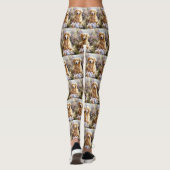 Golden Retriever met paaseieren Leggings (Achterkant)