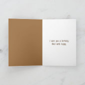 Golden Retriever met Pawprint Cookies Kaart (Binnen)