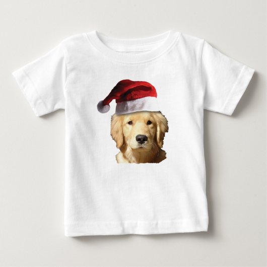 Golden Retriever met Pet voor de kerstman (Voorkant)