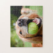Golden Retriever met Tennis Ball Legpuzzel (Verticaal)