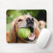 Golden Retriever met Tennis Ball Muismat (Met muis)