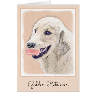 Golden Retriever met Tennis Ball-schilderkunst
