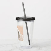 Golden Retriever met Tennis Ball-schilderkunst Acryl Drinkbeker (Links)