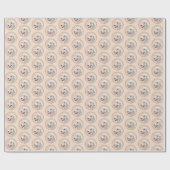 Golden Retriever met Tennis Ball-schilderkunst Cadeaupapier (Vlak)