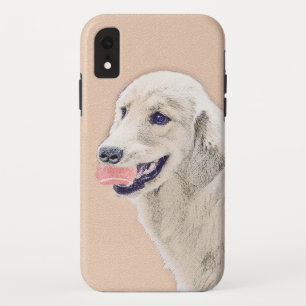 Golden Retriever met Tennis Ball-schilderkunst Case-Mate iPhone Case