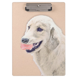 Golden Retriever met Tennis Ball-schilderkunst Klembord