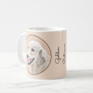Golden Retriever met Tennis Ball-schilderkunst Koffiemok