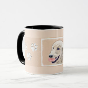 Golden Retriever met Tennis Ball-schilderkunst Mok