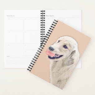 Golden Retriever met Tennis Ball-schilderkunst Planner