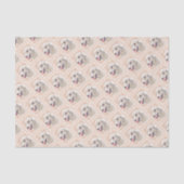 Golden Retriever met Tennis Ball-schilderkunst Tissuepapier (Voorkant)