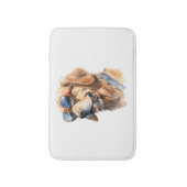 Golden Retriever met zonnebril Badmat (Voorkant Verticaal)