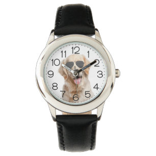 Golden Retriever met zonnebril Horloge