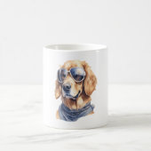 Golden Retriever met zonnebril Koffiemok (Center)
