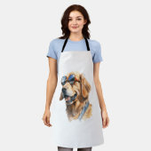 Golden Retriever met zonnebril Schort (Gedragen)