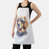 Golden Retriever met zonnebril Schort (Insitu)