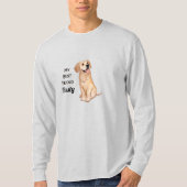 Golden Retriever Mijn beste vriend - aangepaste na T-shirt (Voorkant)