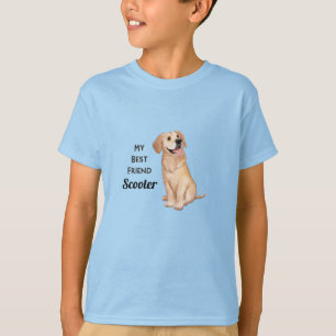 Golden Retriever Mijn beste vriend - aangepaste na T-shirt