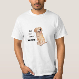 Golden Retriever Mijn beste vriend - aangepaste na T-shirt