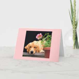 Golden Retriever Mijn Hart Is Van Jou Kaart