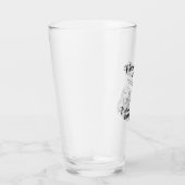 Golden Retriever moderne kunst schattige hondenras Glas (Rechts)