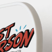 Golden Retriever Moeder Cartoon Pickleball Paddle (Links Detail)