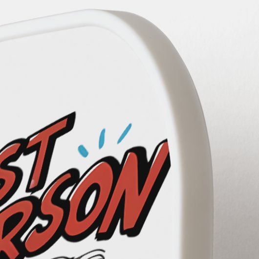 Golden Retriever Moeder Cartoon Pickleball Paddle (Links Detail)