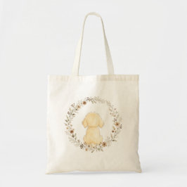 Golden Retriever Moeder Elegante Waterverf Hondenm Tote Bag