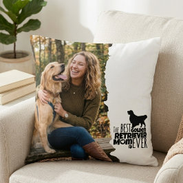 Golden Retriever-moeder foto huisdecoratie Kussen