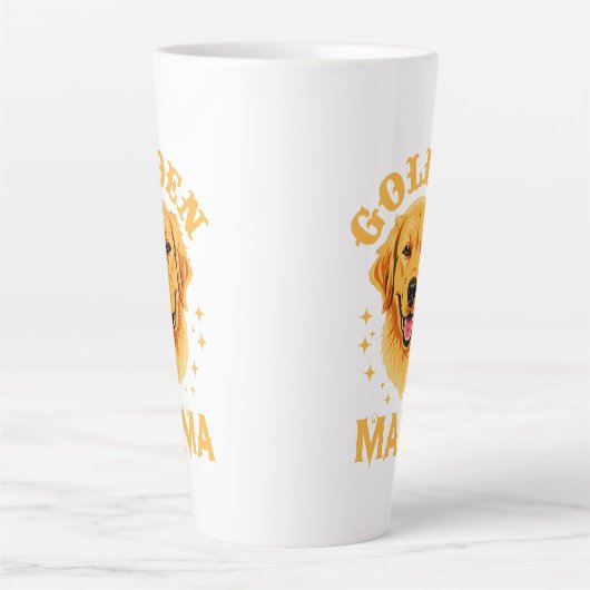Golden Retriever Moeder hondenliefhebber huisdier  Latte Mok (Voorkant)