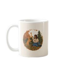 Golden Retriever Moeder Leven Herfst Avontuur 