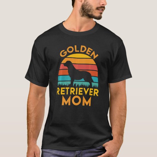 Golden Retriever Moeder Premium T-shirt (Voorkant)