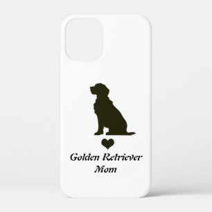 Golden Retriever Moeder Silhouette Hart T-Shirt Ho Case-Mate iPhone Case
