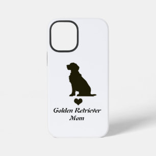 Golden Retriever Moeder Silhouette Hart T-Shirt Ho iPhone 12 Mini Hoesje